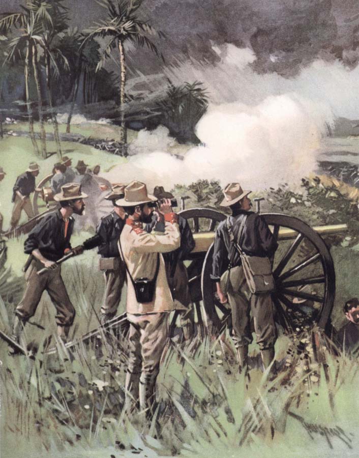 Field Artillery in Action